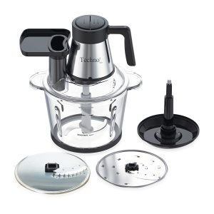 خردکن ۳ لیتری تکنو مدل TE-221 | توان ۵۰۰ وات و ۴ تیغه استیل